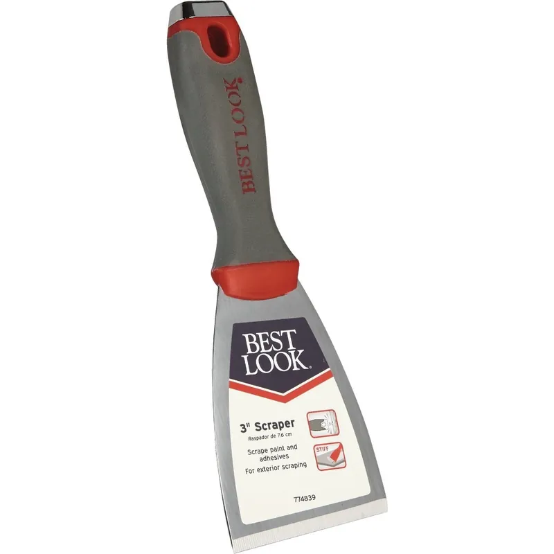 Best Look 774839 3 In. Stiff Ergo Scraper