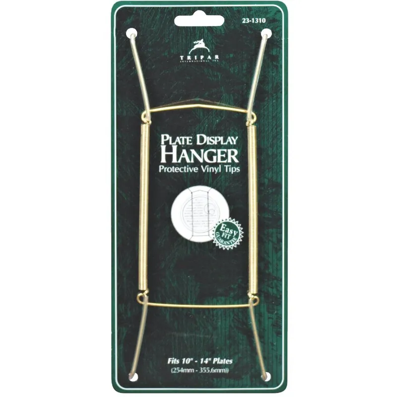 Tripar 23-1310 Brass Wire Plate Hanger 10 In. to 14 In.
