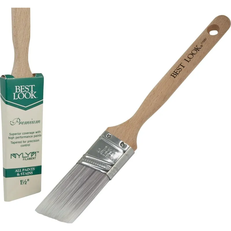 Best Look DIB 422-150 Premium 1.5 In. Angle Nylyn Paint Brush