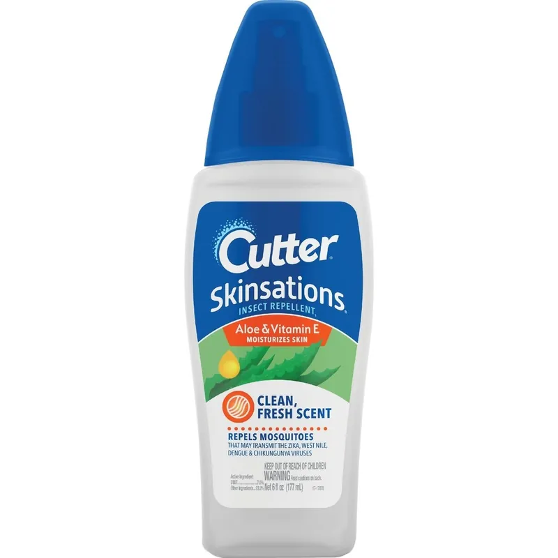 Cutter HG-54010 Skinsations 6 Oz. Insect Repellent Pump Spray