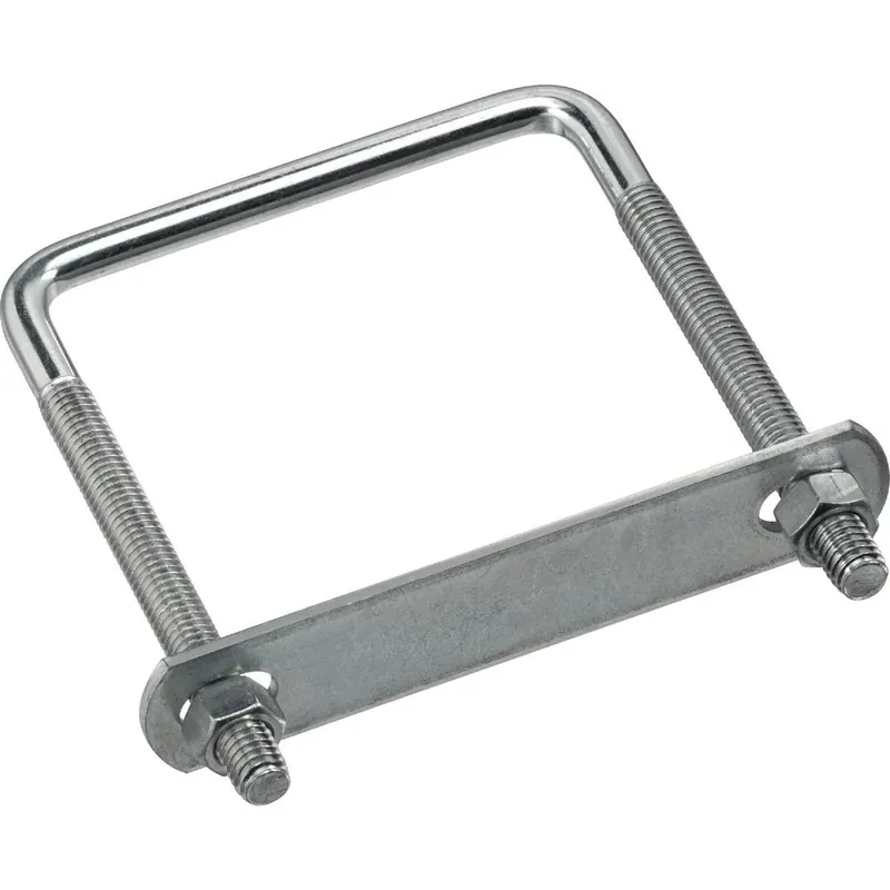 National N245001 National 3/8 In. x 3-5/8 In. x 5 In. Zinc Square U Bolt