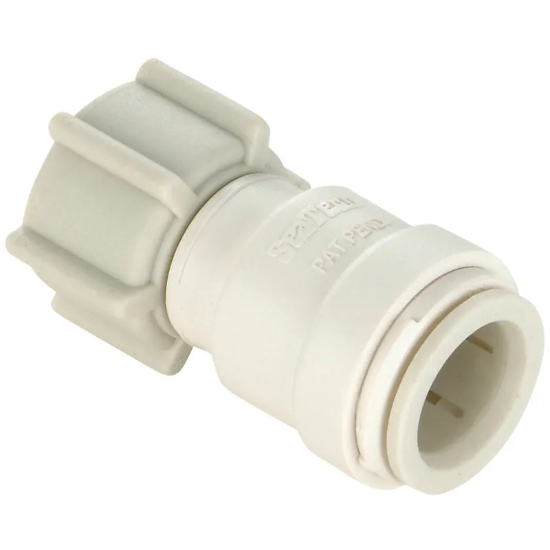Watts 3510-1008 Aqualock 1/2 In. CTS x 1/2 In. FPT Push-to-Connect Plastic Adapter