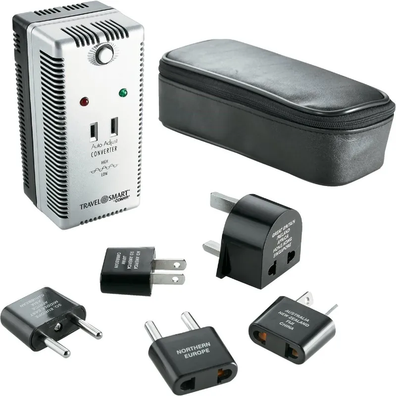 Conair PS200E Travel Smart 2000W Auto Adjust Foreign to US Voltage Converter Set