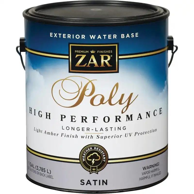 ZAR 32713 Satin Clear Exterior Polyurethane 1 Gal.