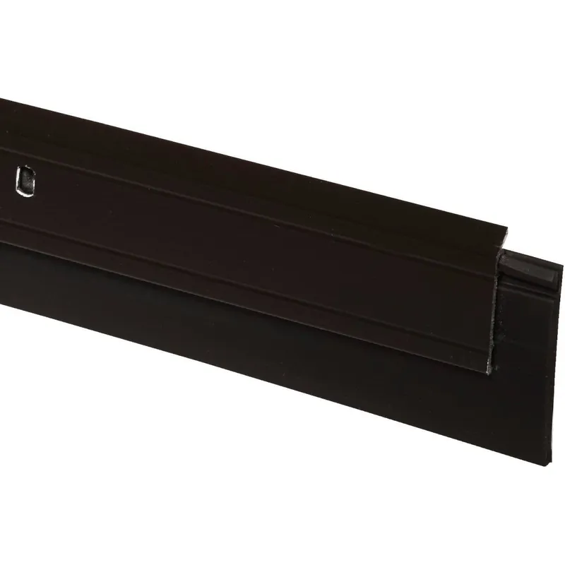 M-D 05652 M-D 2 In. W. x 36 In. L. Bronze Heavy-Duty Aluminum And Vinyl Door Sweep