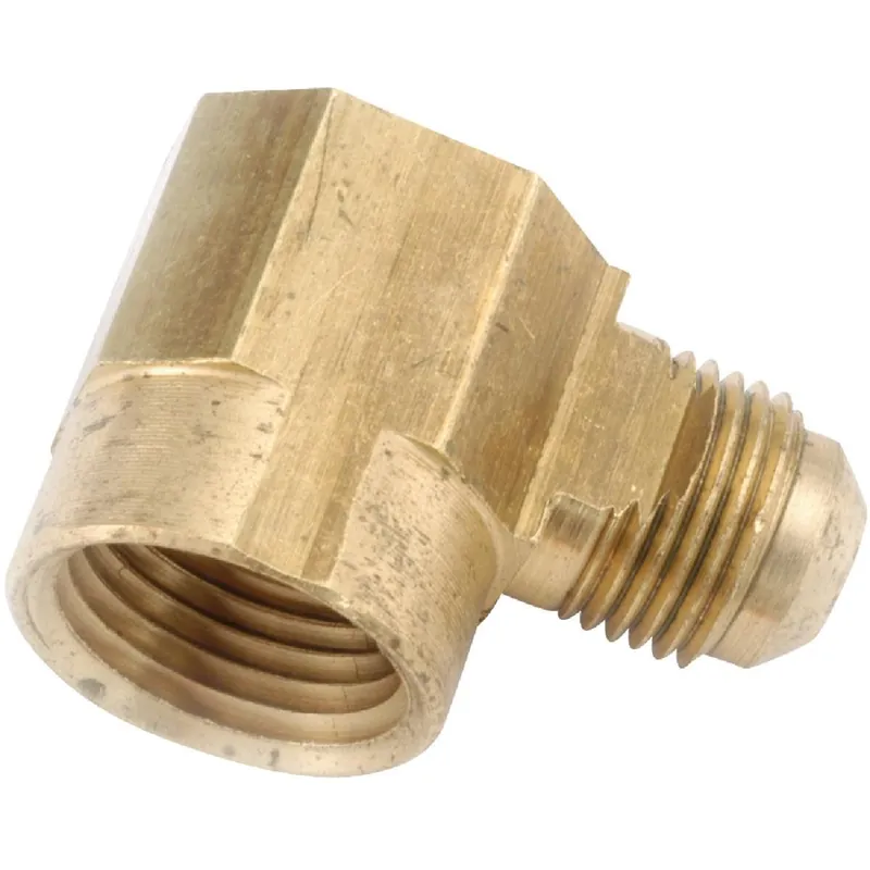 Anderson Metals 754050-0808 Female 90 Deg. Flare Brass Elbow 1/2 In. x 1/2 In.