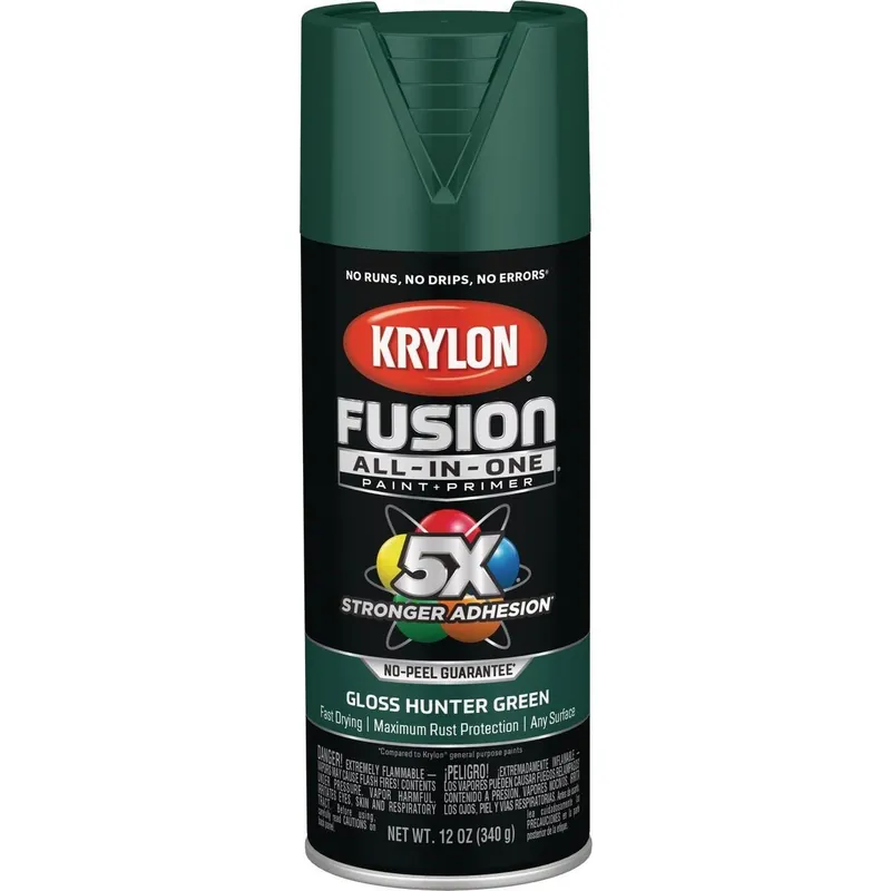 Krylon K02789007 Fusion All-In-One Gloss Spray Paint & Primer Hunter Green