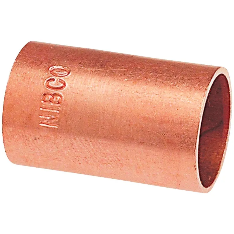 NIBCO W00985T Copper Coupling without Stop (1-1/4 In. x 1-1/4 In.)