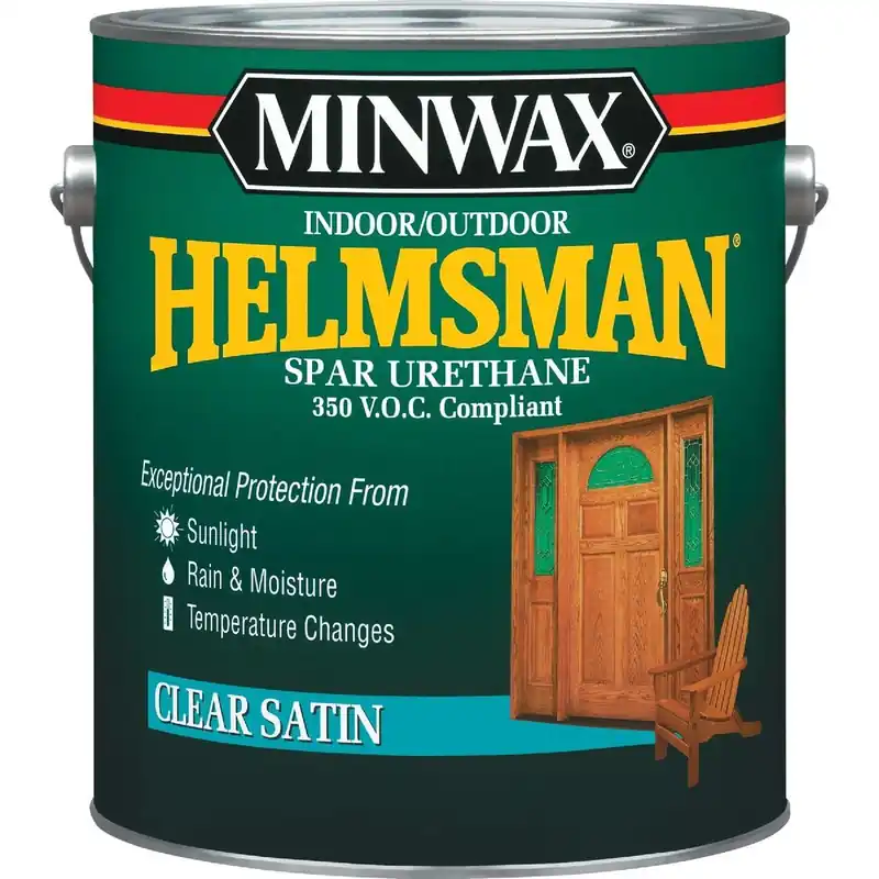Minwax 13205000 Helmsman Satin Clear Spar Urethane 1 Gal.