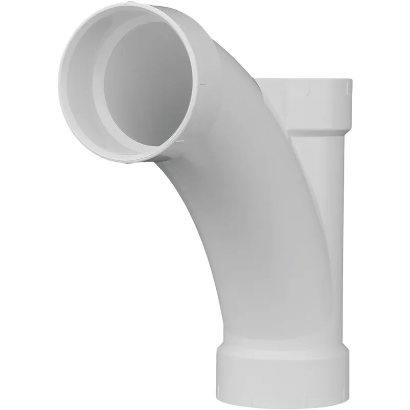 Charlotte Pipe PVC005011200HA 4 In. Tee-Wye DWV PVC Tee