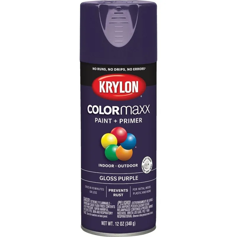 Krylon K05533007 ColorMaxx 12 Oz. Gloss Spray Paint Purple