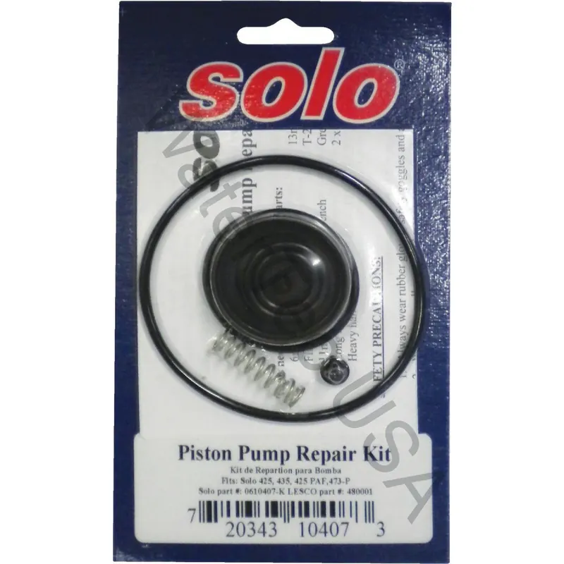 Solo 0610407-K Piston Pump Repair Kit