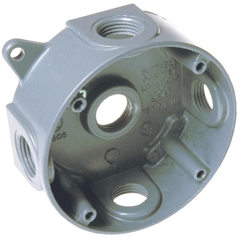 Bell 5361-5 HUB5361-5 Power 4 In. 5-Outlet Outdoor Box
