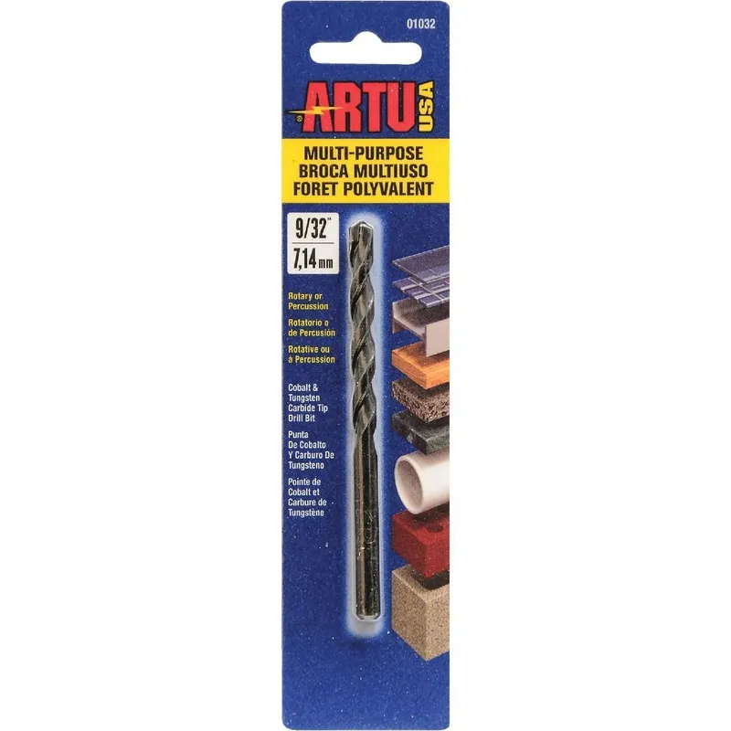 ARTU 01032 Drill Bit 9/32 In. Cobalt General Purpose