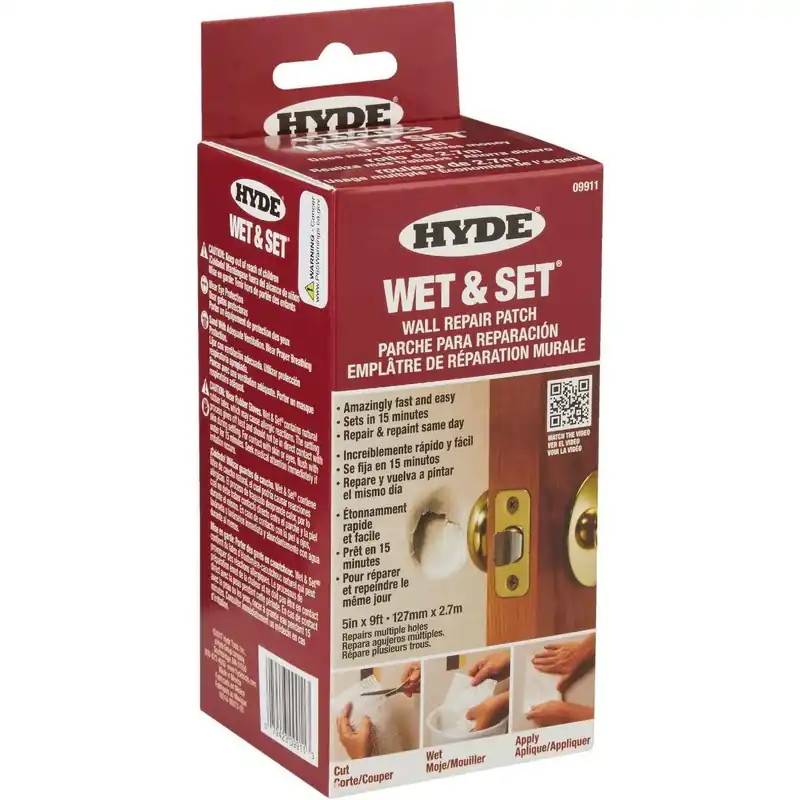 Hyde 09911 Wet & Set 5 in. x 9 ft. Wall & Ceiling Drywall Patch