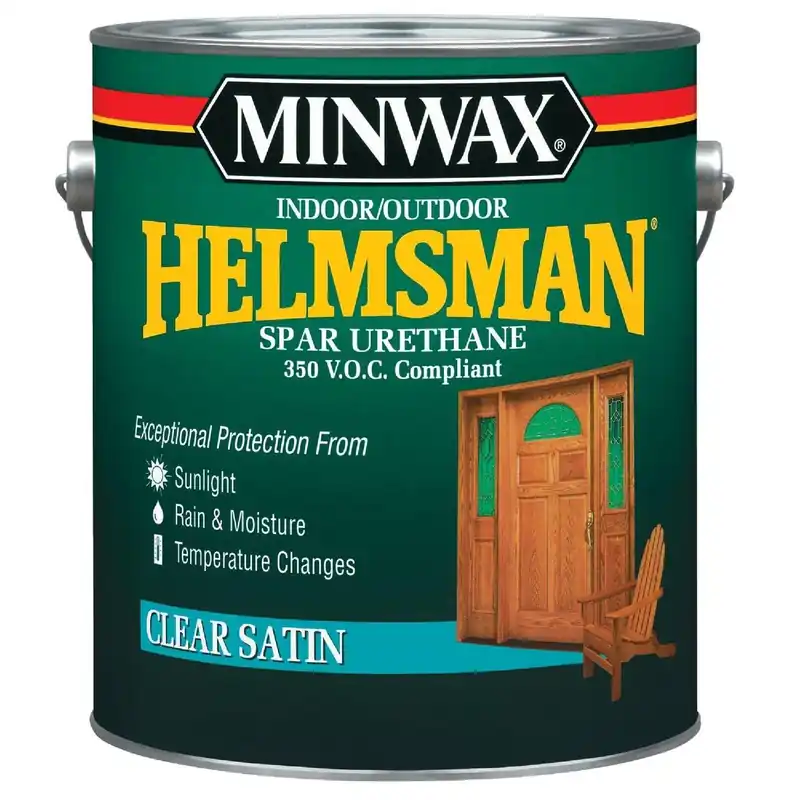 Minwax 132200000 Helmsman VOC Satin Spar Interior & Exterior Varnish Gallon