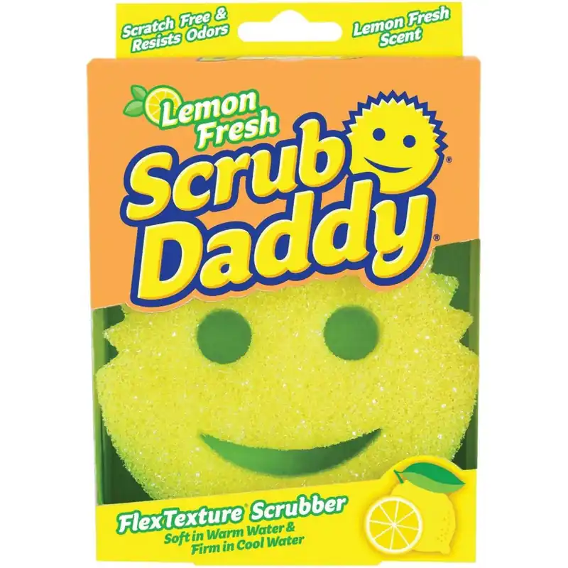 Scrub Daddy LF24CTMVP Lemon Fresh FlexTexture Cleansing Pad