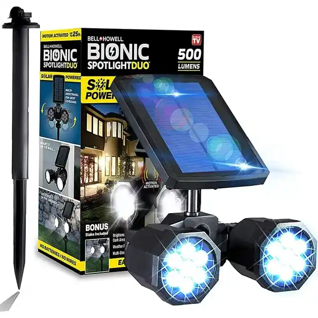 Bell 7782 Bionic Spotlight Duo Security Light Solar 1/box