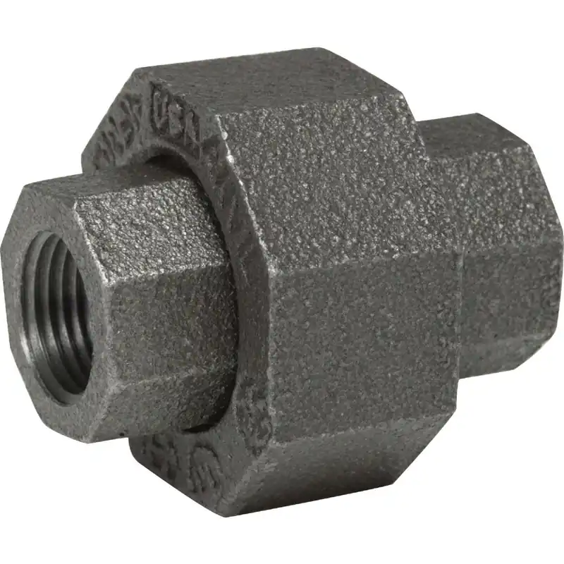 Anvil 8700163002 Ground Joint Malleable Black Iron Union
