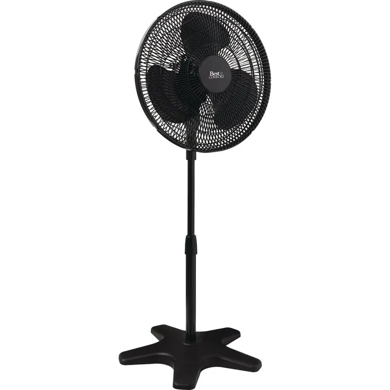 Best Comfort 15816PG 16 In. 3-Speed Oscillating Pedestal Fan