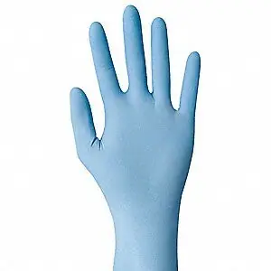 Showa 7500PFXL Disposable Powder-Free Nitrile Blue Extra Large 100 Gloves per Box