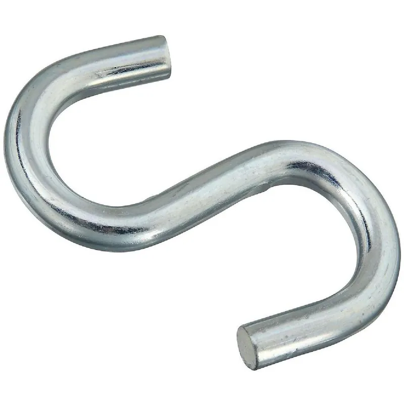 National N347856 4 In. Zinc Heavy Open S Hook