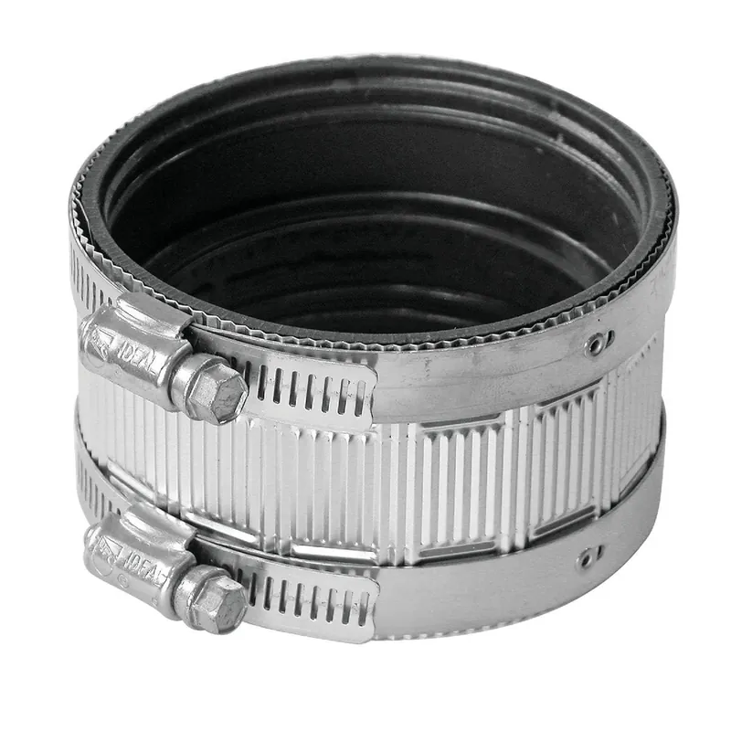 Black Swan 21130 Neoprene No-Hub Coupling with Stainless Steel Clamps
