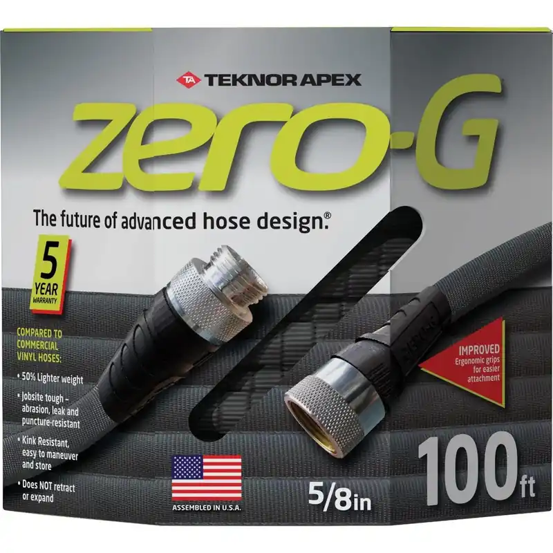 Teknor Apex 4001-100 Zero-G 5/8 In. Dia. x 100 Ft. L. Drinking Water Safe Expandable Hose