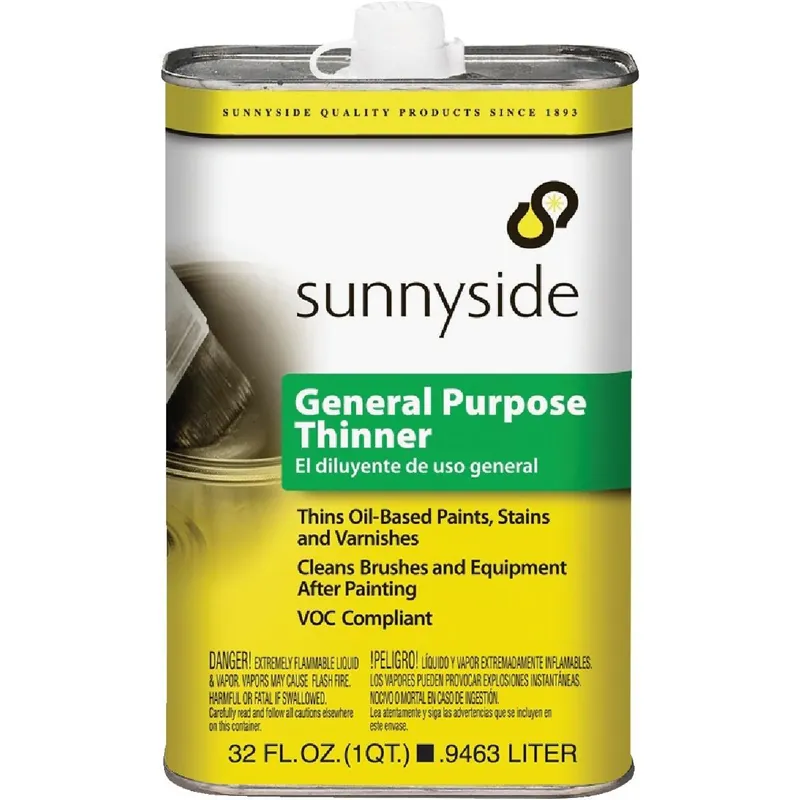 Sunnyside 47632 1 Quart Low VOC General Purpose Paint Thinner