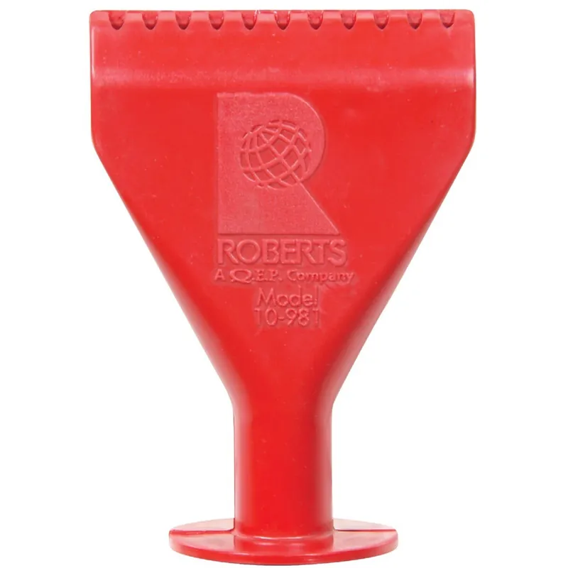 Roberts 10-981 Snozzle 2-3/4 In. V-Notch Caulking Gun Adhesive Spreader