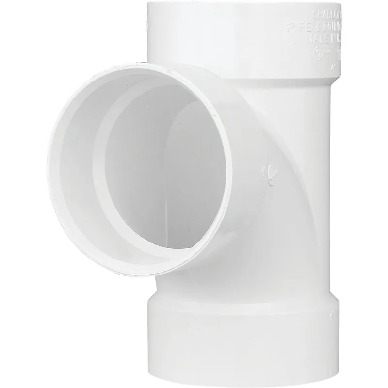Charlotte Pipe PVC014000600HA Schedule 30 Sanitary PVC Tee