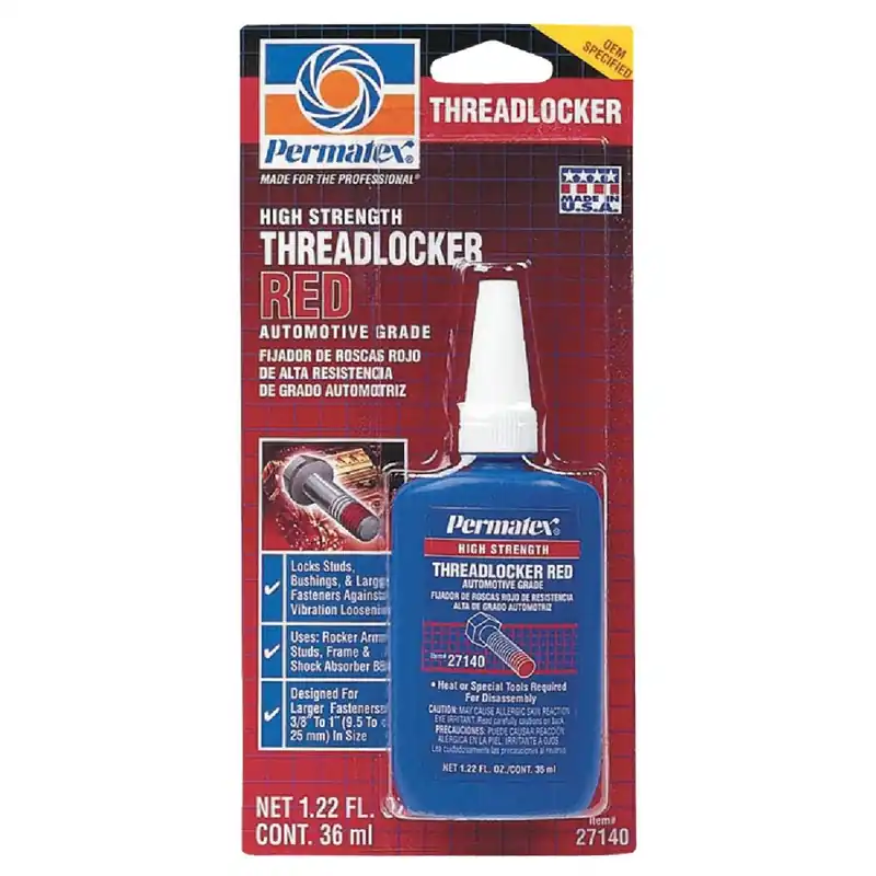 Permatex 27140 Permatex 1.22 Oz. Red High Strength Threadlocker