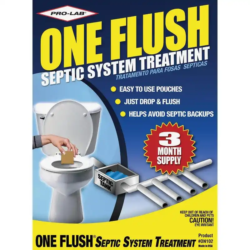 Pro Lab ON102 One Flush 1/4 Oz. Septic Tank Treatment (3-Pack)