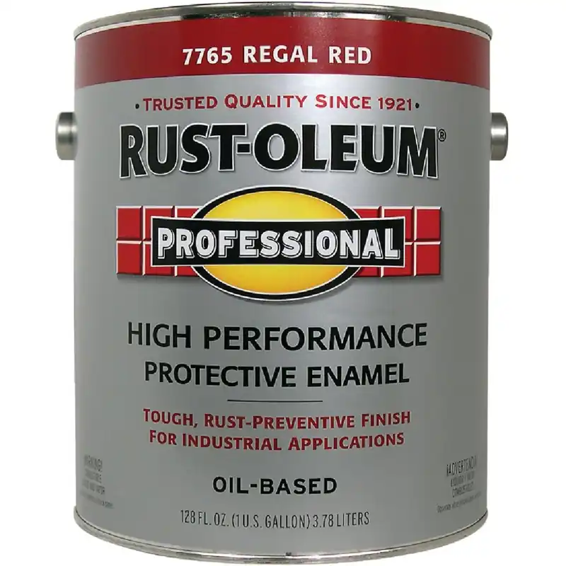 Rust-Oleum 7765402 Professional Oil Based Gloss Protective Rust Control Enamel Regal Red 1 Gal.