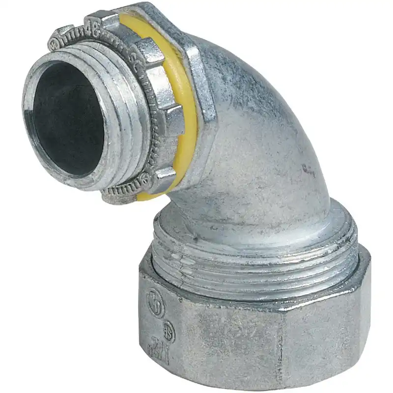 Halex 91695 1/2 In. 90 Deg Die-Cast Zinc Liquid Tight Connector