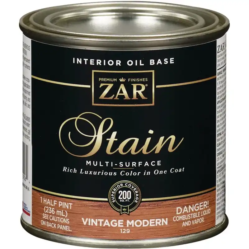 ZAR 12906 UGL12906 Oil-Based Wood Stain Vintage Modern 1/2 Pt.