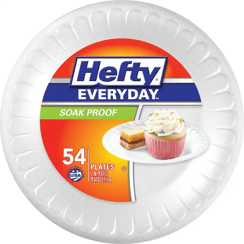 Hefty D20769 Hefty Everyday 7 In. Foam Plate (54 Count) Replacement MPN