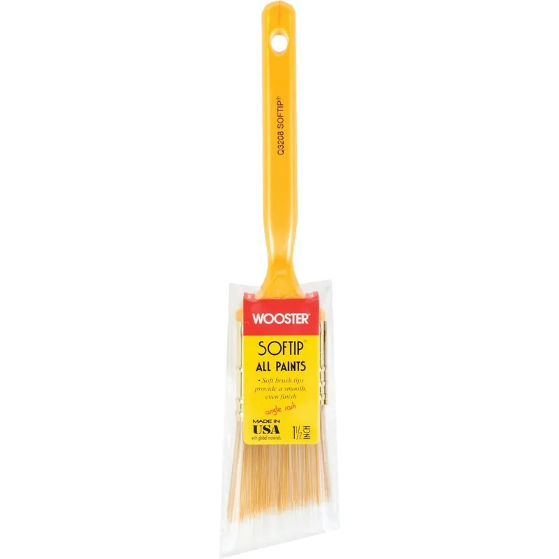Wooster Brush Q3208-11/2 Wooster Softip 1-1/2 In. Angle Sash Paint Brush