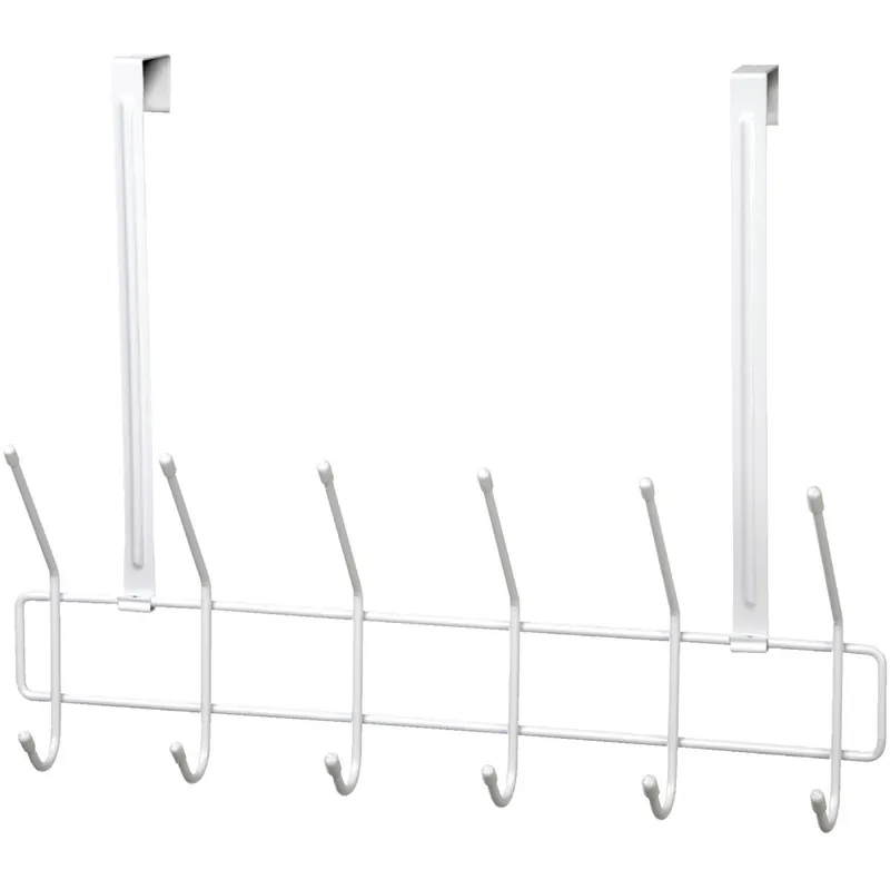 Closetmaid 122000 19 In. 6-Hook Over-The-Door Hook Rail