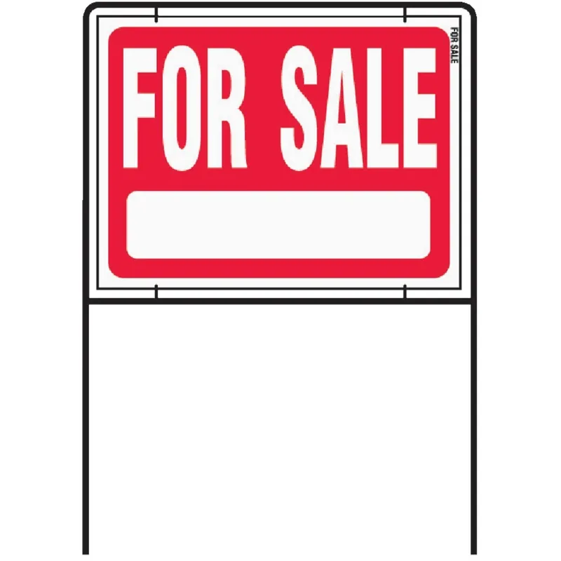 Hy-Ko RSF-604 Plastic with Metal Frame Sign For Sale