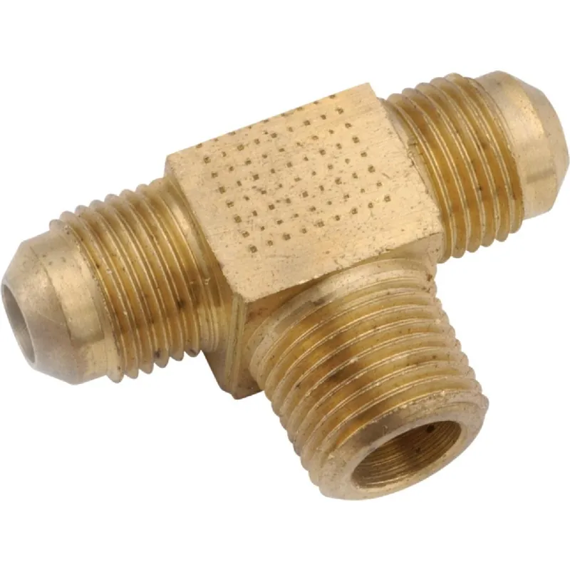 Anderson Metals 754045-0606 Flare Brass Tee 3/8 x 3/8 In. x 3/8 In.