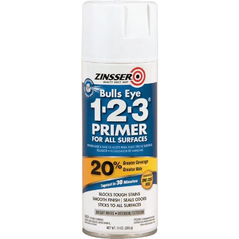 Zinsser 2008 Bulls Eye 1-2-3 Primer Spray 13 Oz Replacement MPN