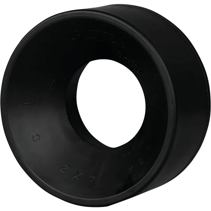 Charlotte Pipe ABS001071400HA 4 In. Spigot x 2 In. Hub Reducing ABS Bushing