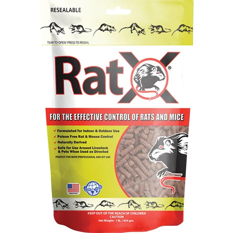 RatX 620101 RatX Pellet Rat And Mouse Killer 1 Lb