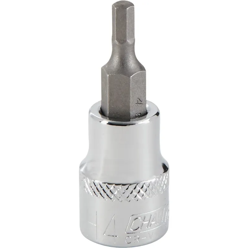 Channellock 372250 3/8 In. Drive 4 mm 6-Point Metric Hex Bit Socket