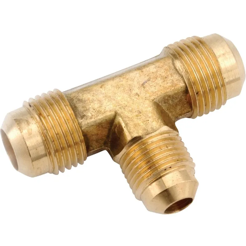 Anderson Metals 754059-101008 Brass Forged Flare Reducing Tee