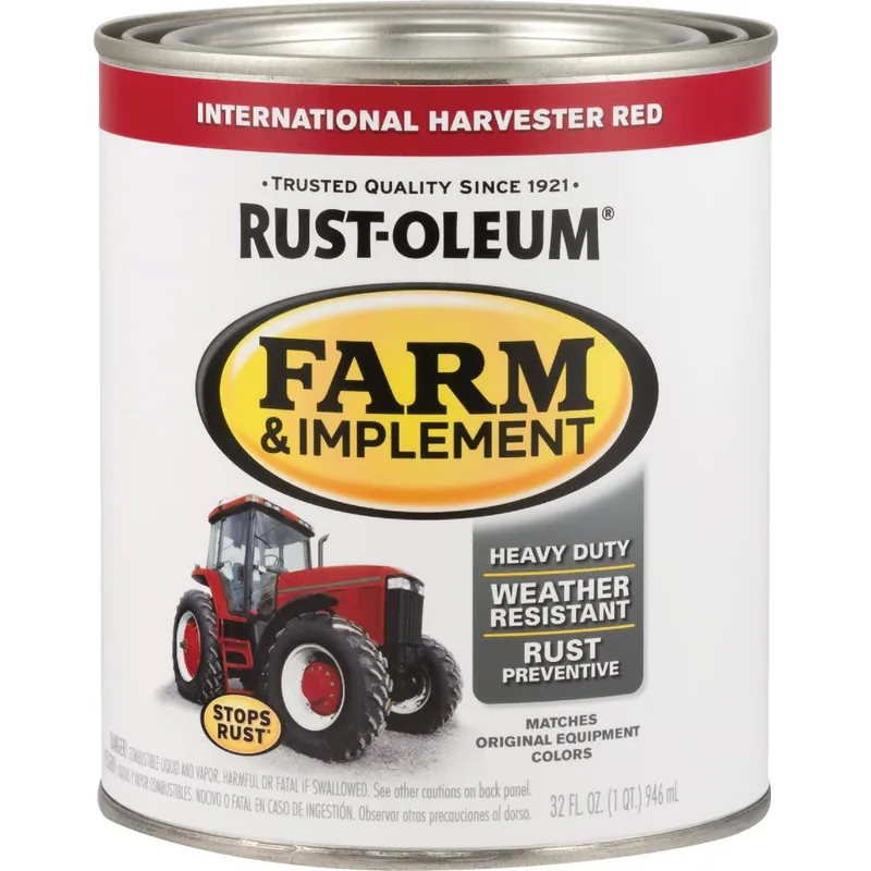 Rust-Oleum 280109 International Harvester Red Gloss Farm & Implement Enamel