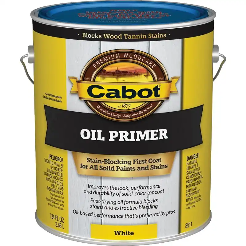 Cabot 140.0008511.007 Problem-Solver White Exterior Primer 1 Gal.