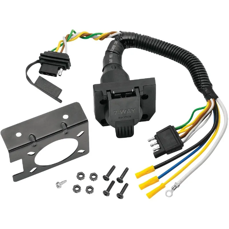 Reese Towpower 85343 7-Flat & 4-Flat Dual Port Plug-In Adapter