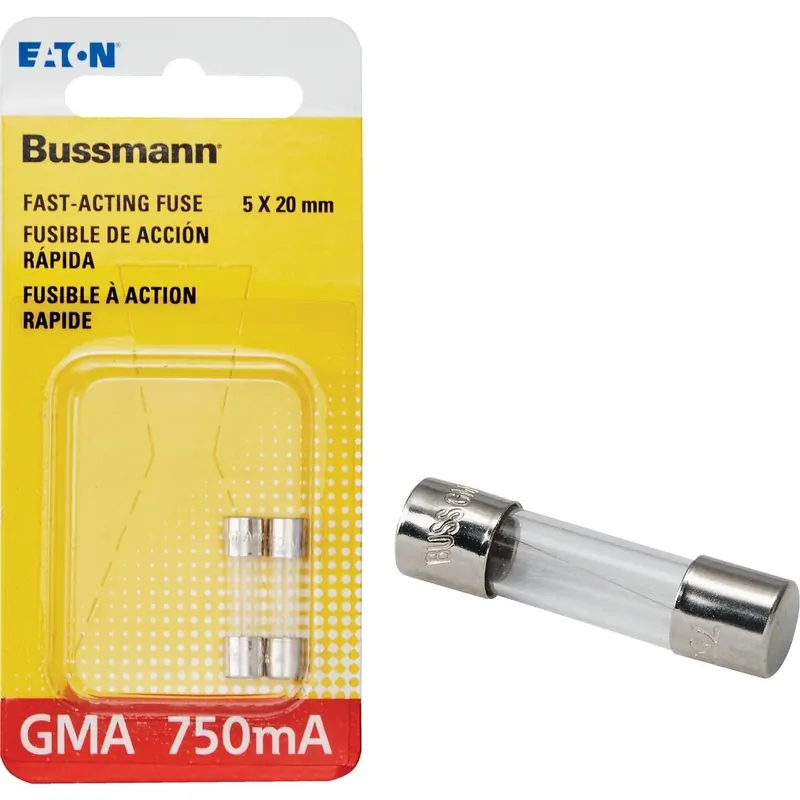 Bussmann BP/GMA-750MA GMA Glass Tube Electronic Fuse 750A